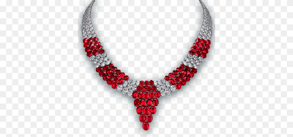 Pigeon Blood Ruby And Diamond Necklace Red Jewelry, Accessories, Gemstone Png Image