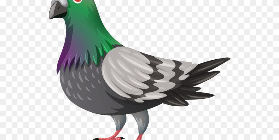 Pigeon Clipart Design Painting Style Bird Pigeon New Design Rope Bag One, Animal, Dove Free Transparent Png