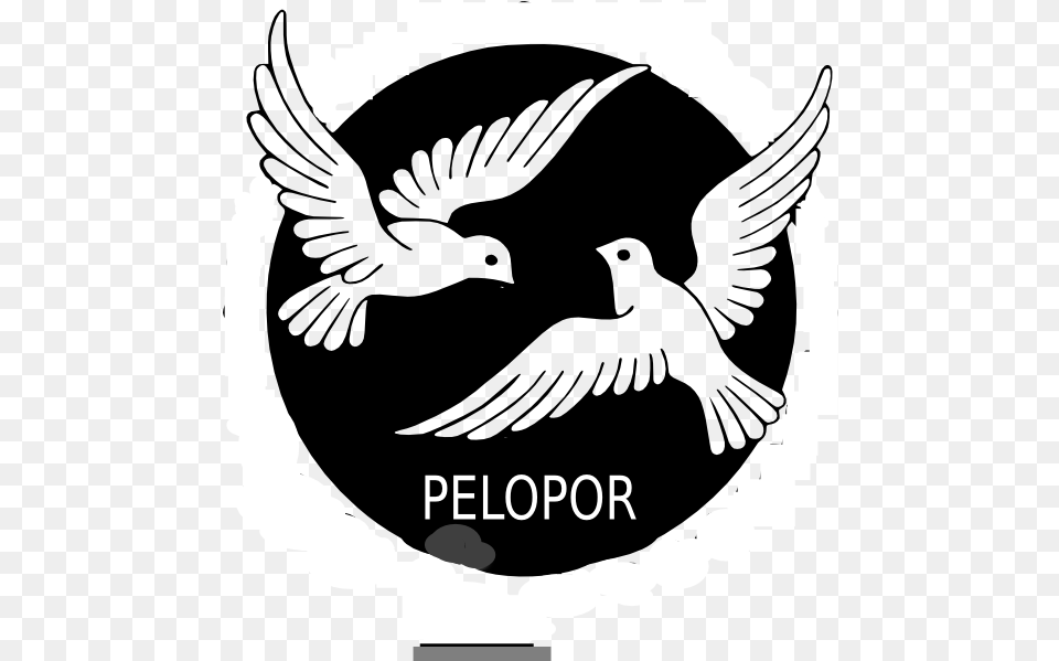 Pigeon Logo Clip Art Vector Clip Art Online Clipart Love Birds Black And White, Stencil, Head, Person Free Transparent Png