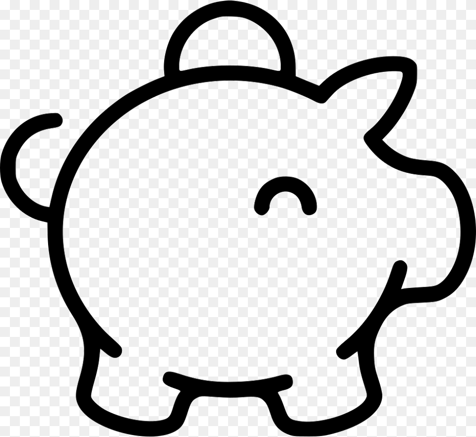 Piggy Bank, Stencil, Piggy Bank, Animal, Kangaroo Png Image