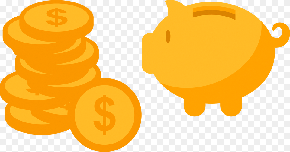 Piggy Bank, Piggy Bank, Animal, Mammal, Pig Png Image