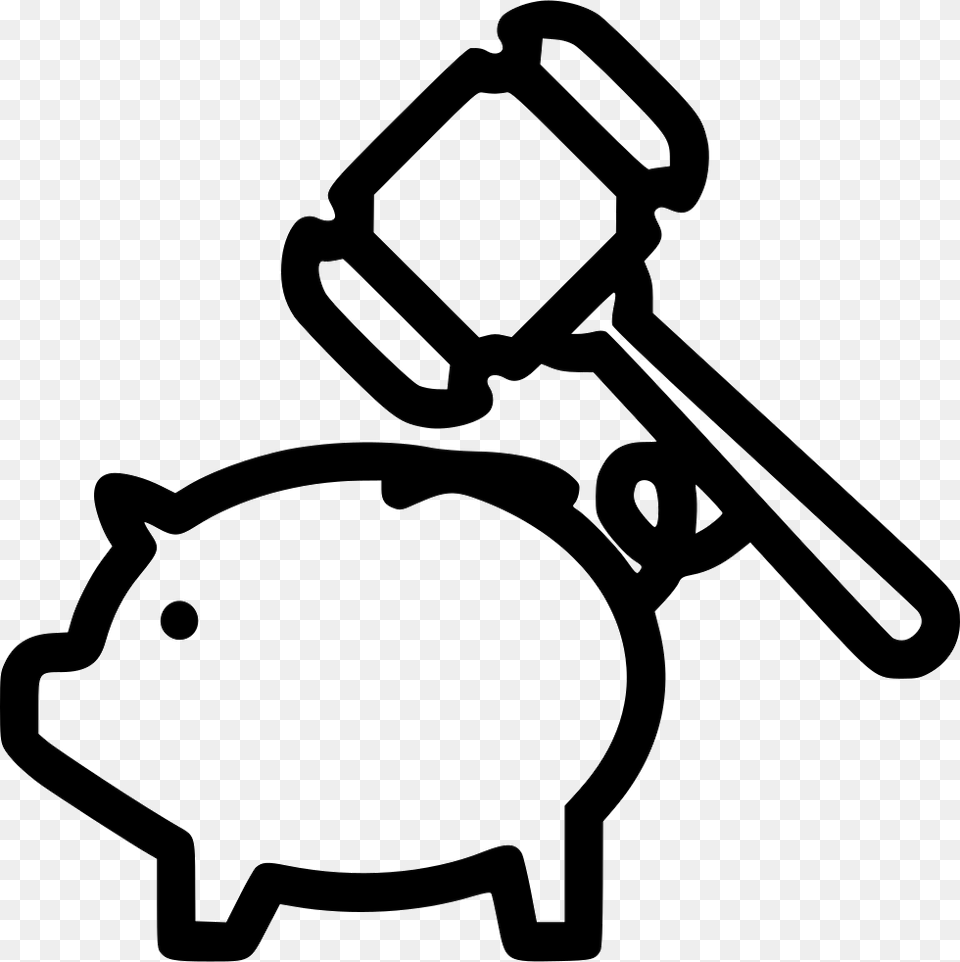 Piggy Bank, Stencil, Bow, Weapon, Device Free Png