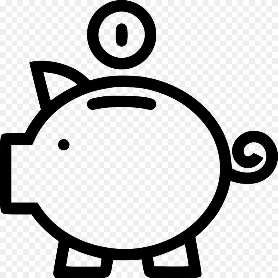 Piggy Bank, Stencil, Piggy Bank, Smoke Pipe, Hockey Free Transparent Png