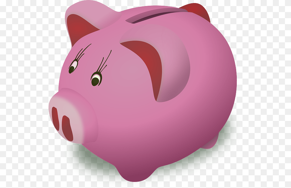 Piggy Bank, Piggy Bank, Birthday Cake, Cake, Cream Free Png