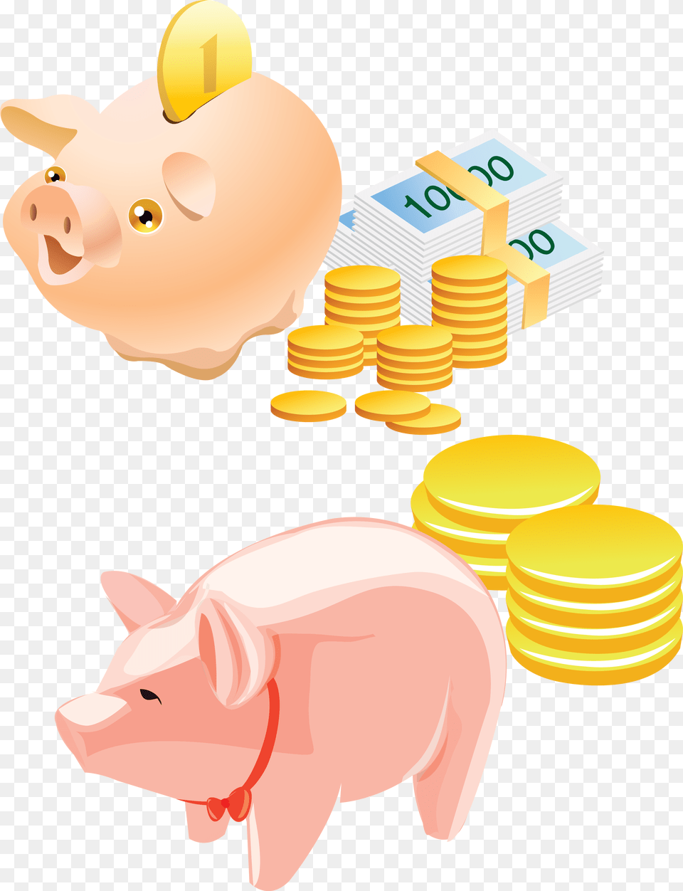 Piggy Bank, Piggy Bank, Nature, Outdoors, Snow Free Png Download