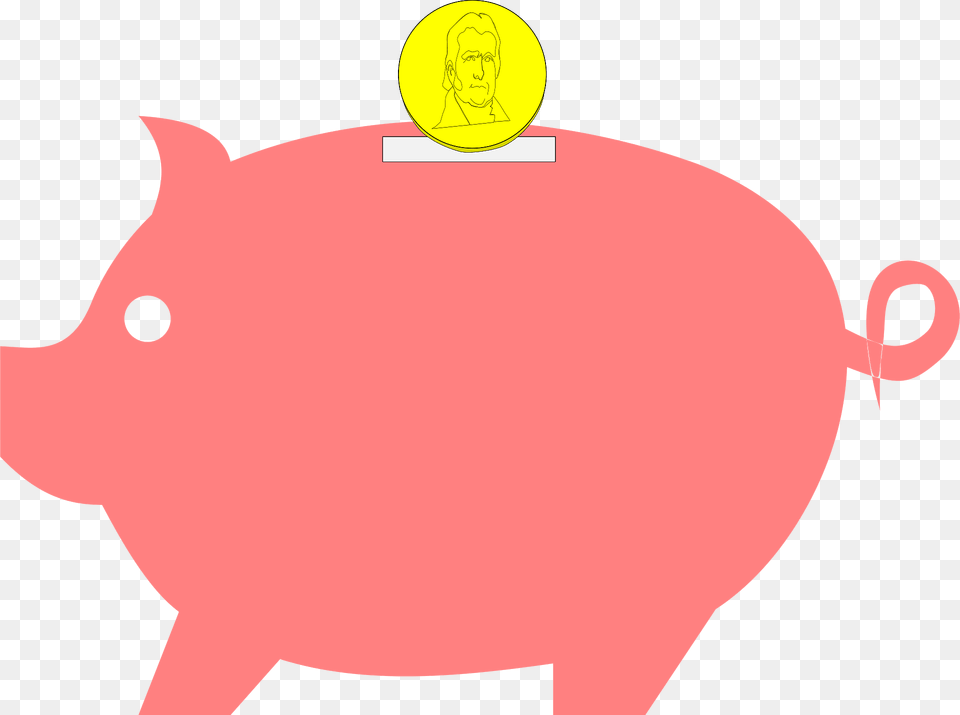 Piggy Bank Clipart, Piggy Bank, Animal, Fish, Sea Life Png Image