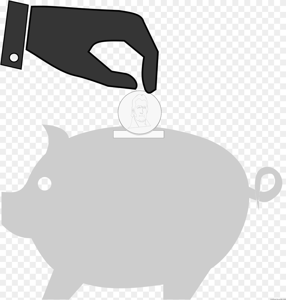 Piggy Bank Clipart, Piggy Bank, Animal, Fish, Sea Life Free Png