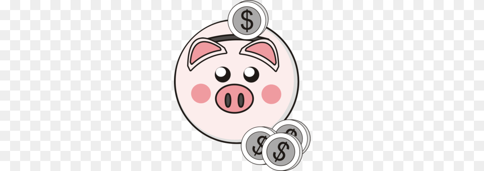 Piggy Bank Coin Money Saving, Alarm Clock, Clock, Piggy Bank Free Png Download