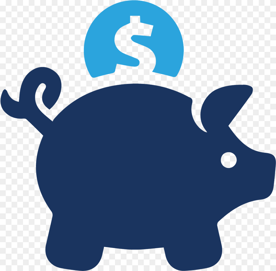 Piggy Bank Icon Background Piggy Bank Icon, Piggy Bank, Animal, Fish, Sea Life Free Png