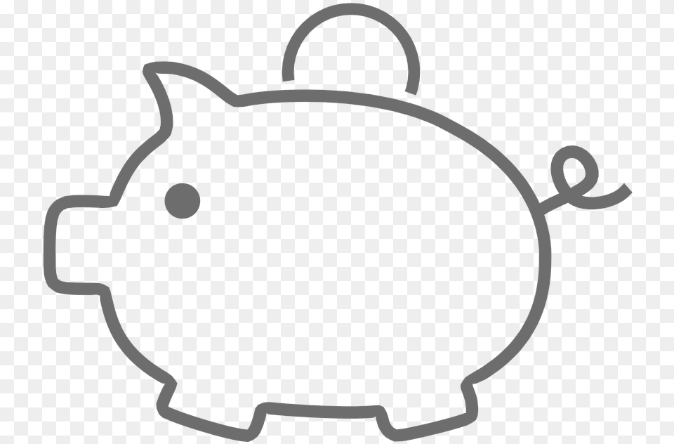 Piggy Bank Piggybank Money Piggy Bank Financial Piggy Bank Black And White, Piggy Bank, Animal, Kangaroo, Mammal Free Png Download