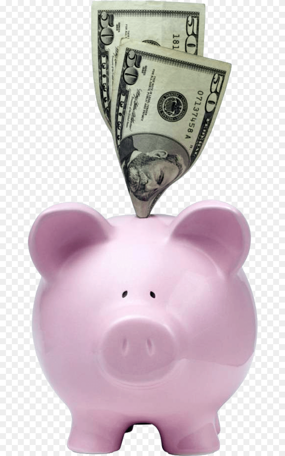 Piggy Bank Putting Money In Piggy Bank, Piggy Bank, Adult, Person, Man Free Png Download