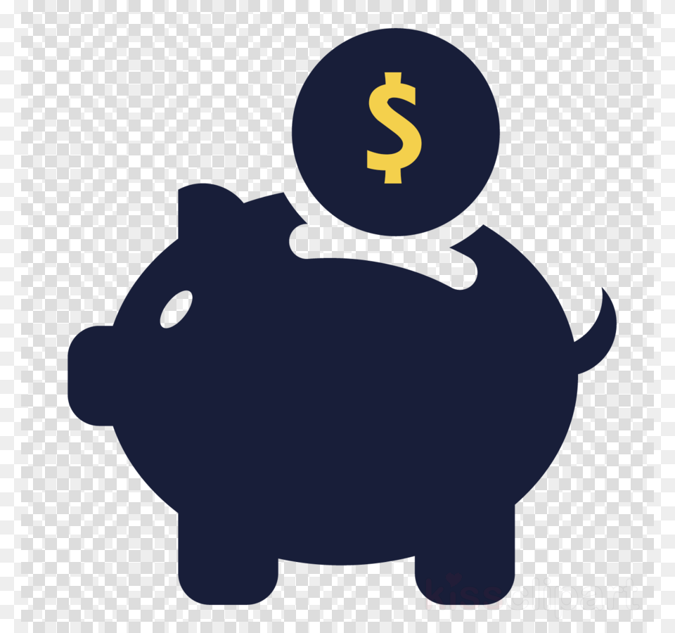 Piggy Bank Vector Clipart Bank Saving, Piggy Bank, Animal, Bear, Mammal Png Image