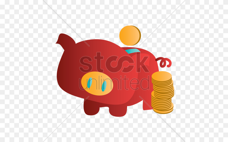 Piggy Bank Vector Image, Piggy Bank, Dynamite, Weapon Free Transparent Png
