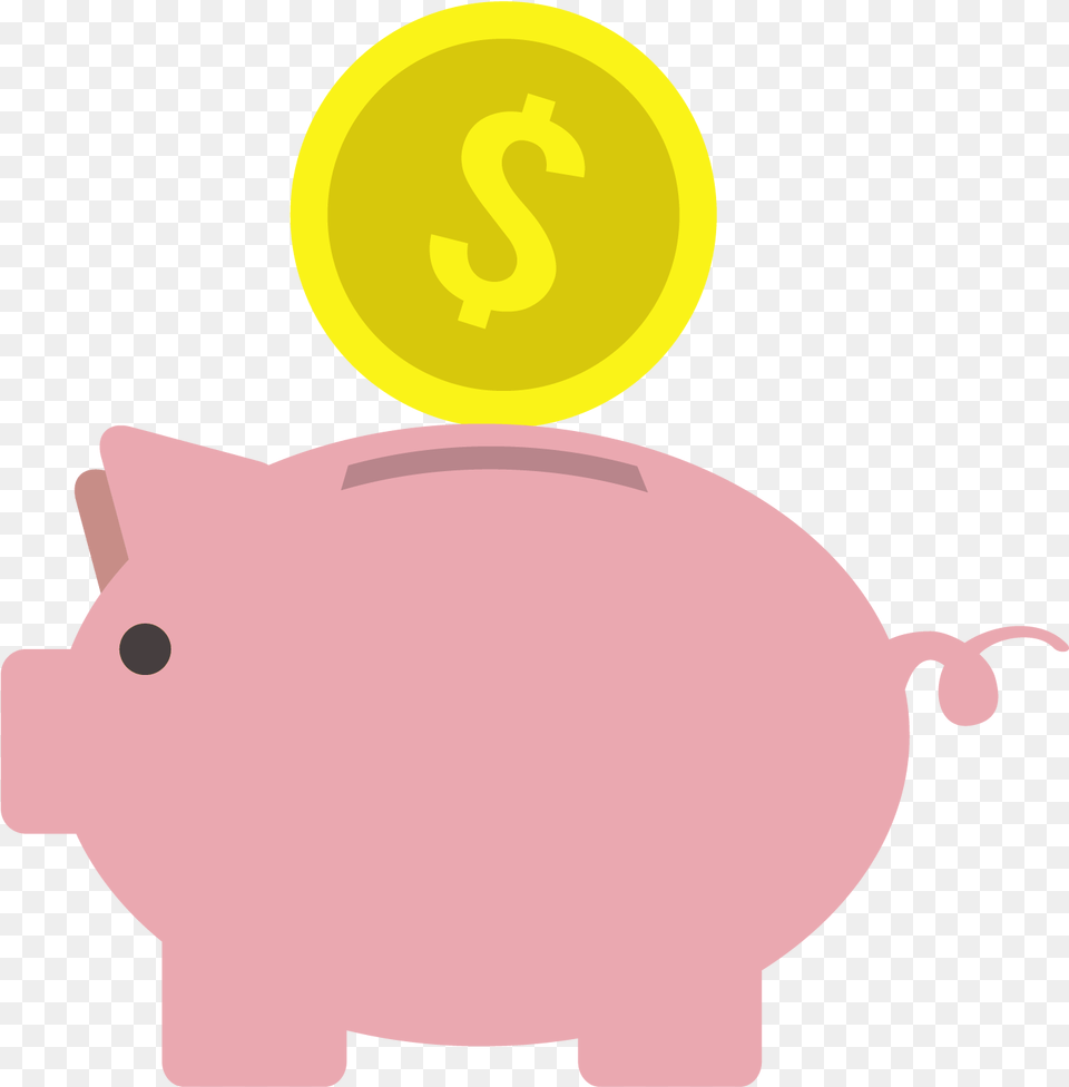 Piggy Bank Vector Transparent Cartoons Piggy Bank Clipart Transparent, Piggy Bank, Animal, Fish, Sea Life Png