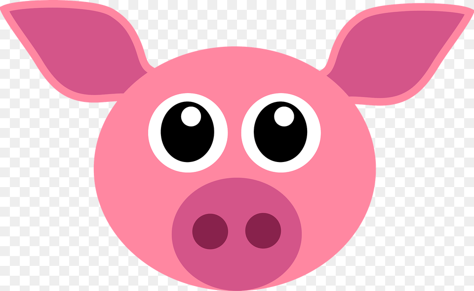 Piggy Face Clipart, Animal, Mammal, Pig, Piggy Bank Free Transparent Png
