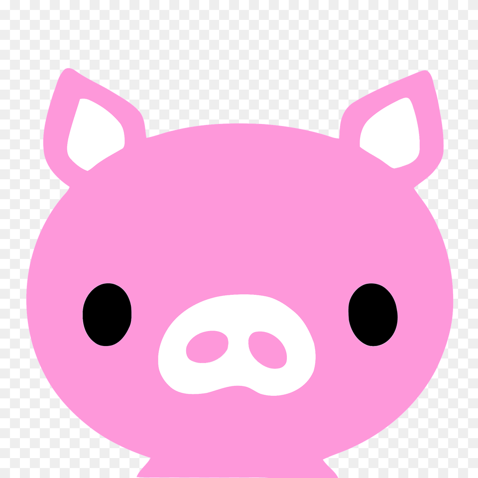 Piggy Face Clipart, Piggy Bank, Animal, Mammal, Pig Free Transparent Png