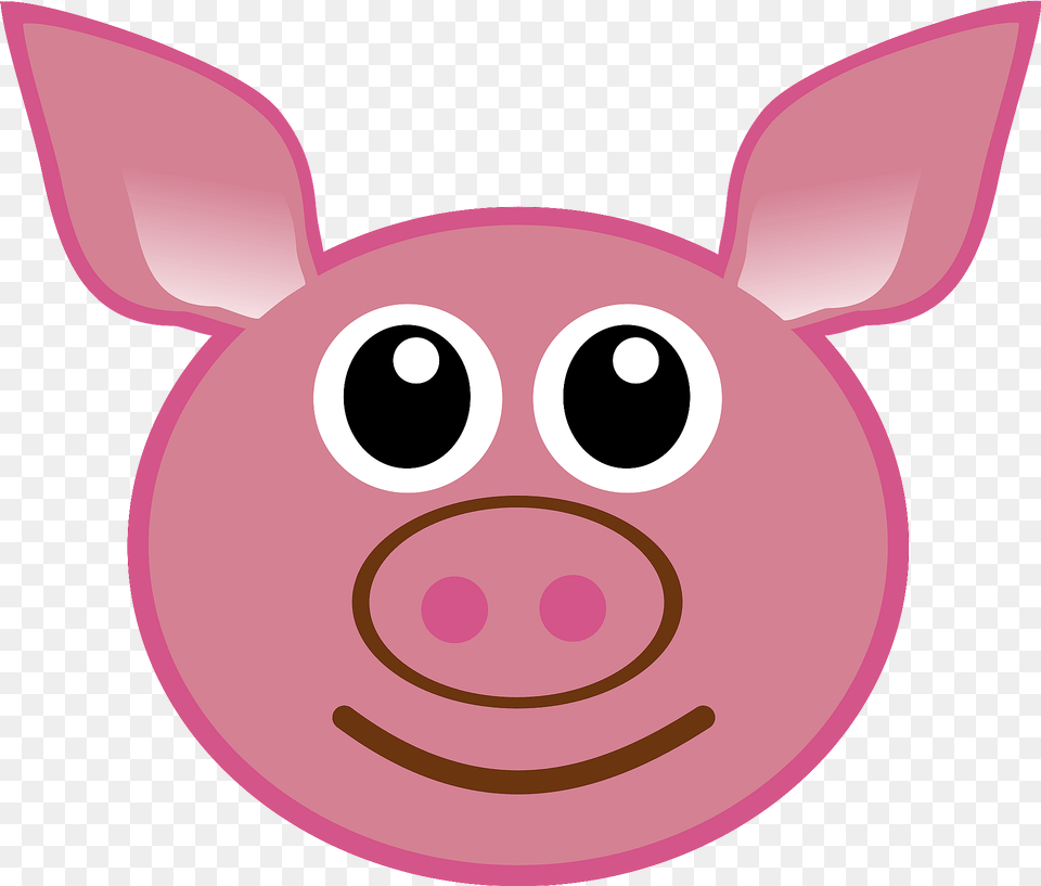 Piggy Face Clipart, Animal, Mammal Free Png