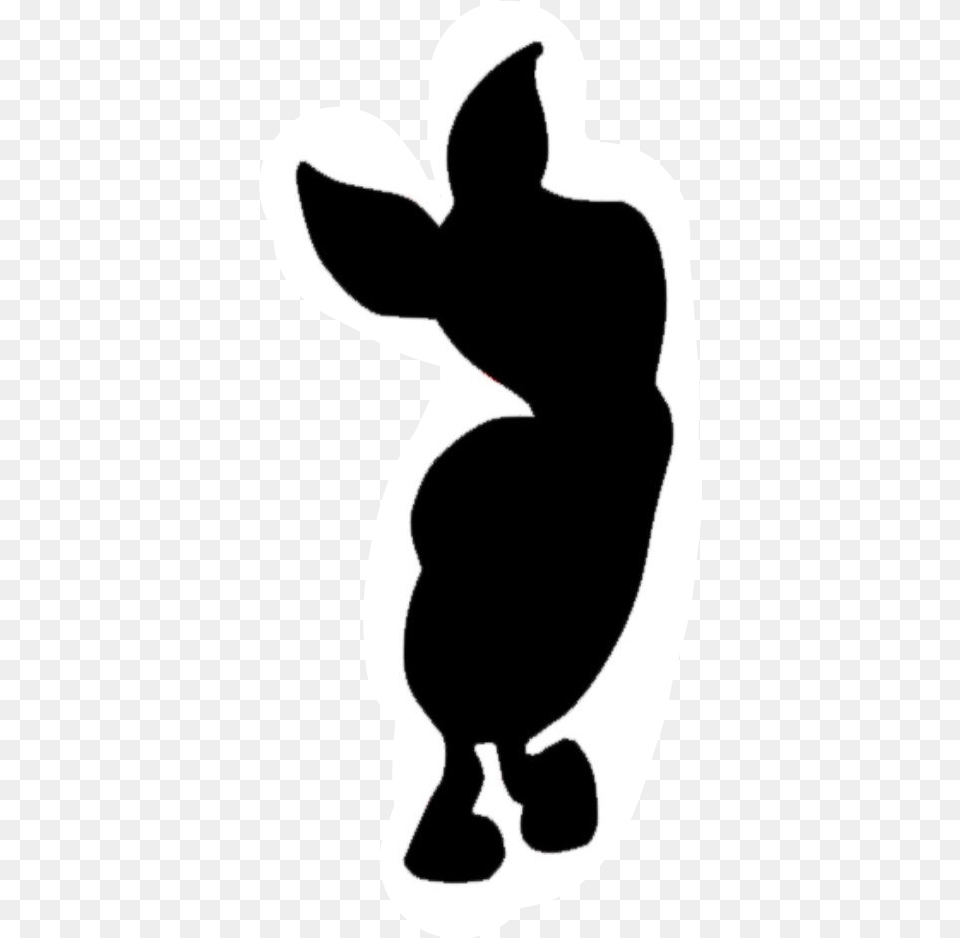 Piglet Disney Pig Person Waving Silhouette, Stencil, Baby Png Image