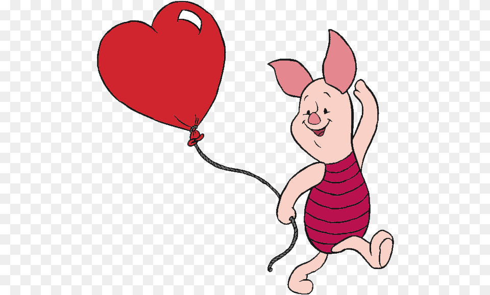 Piglet From Winnie The Pooh Happy Piglet Winnie The Pooh, Balloon, Baby, Person, Face Png Image