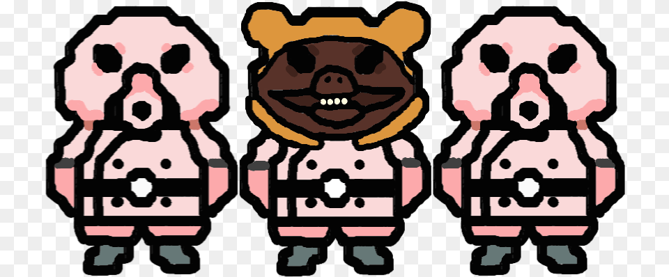 Pigmask Army Reject By Embercoral D4rwjnl Pigmask, Face, Head, Person, Baby Png Image