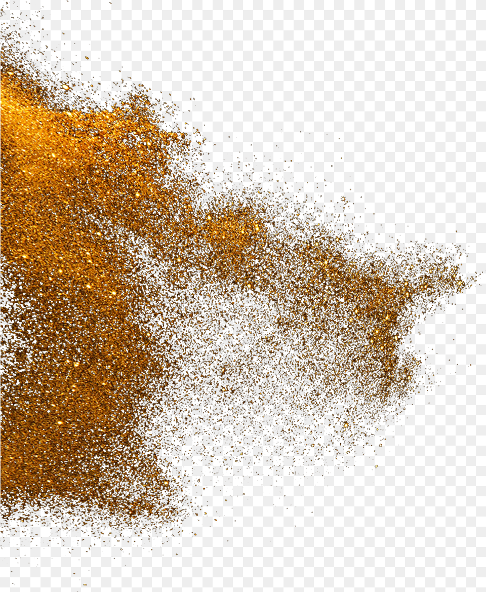 Pigment Dust Gold Gold Particles In Sand, Powder, Astronomy, Outer Space, Nebula Free Transparent Png