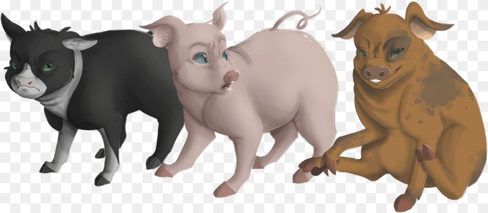 Pigs Animal Farm Pig, Hog, Mammal, Boar, Wildlife Png Image