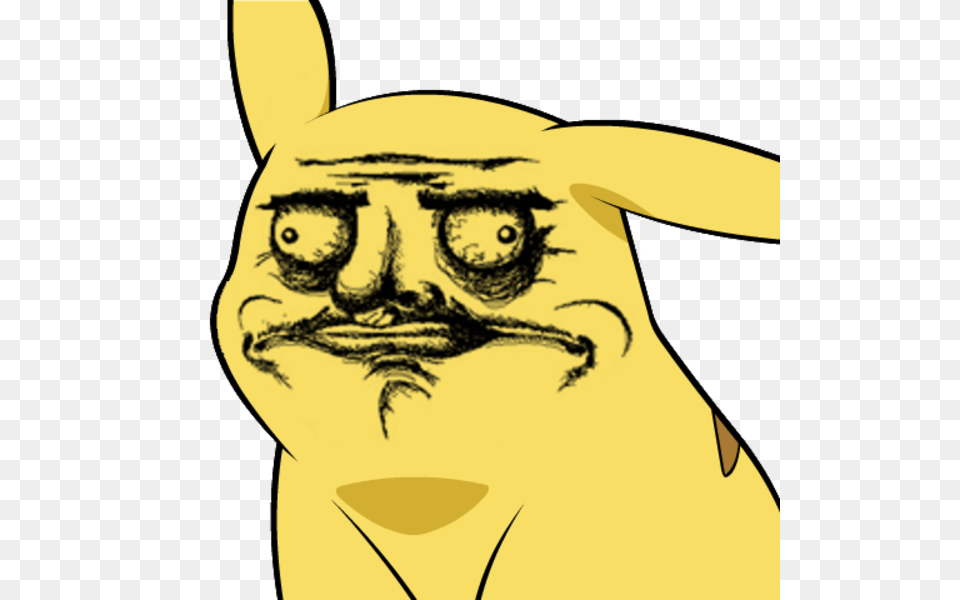 Pika Gusta Give Pikachu A Face Know Your Meme, Adult, Male, Man, Person Free Png Download