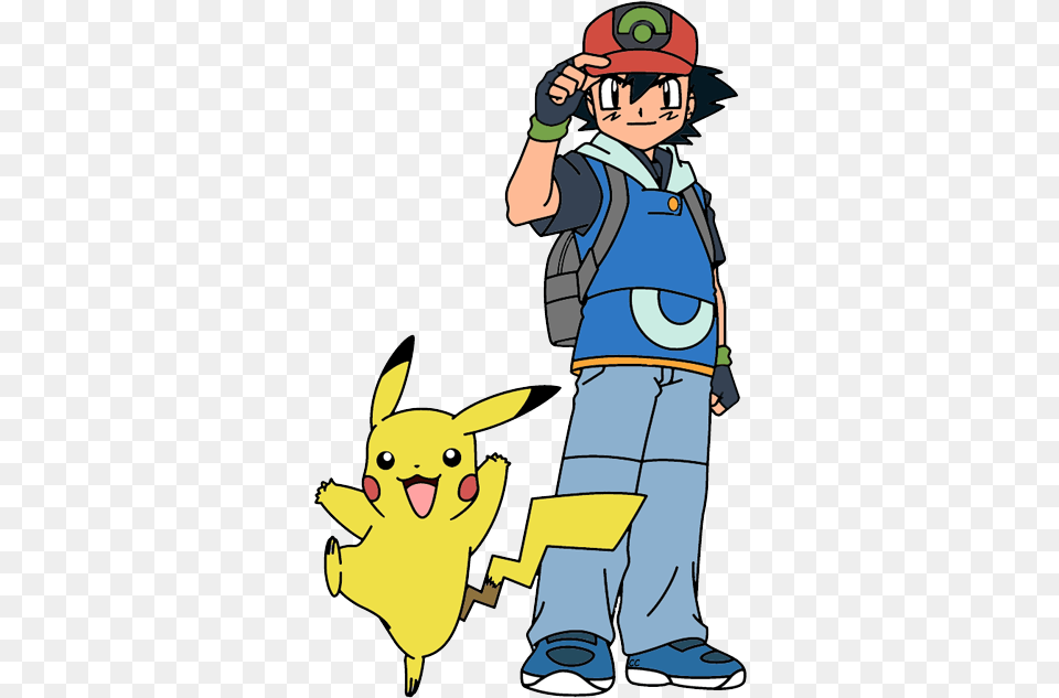 Pikachu Ash Ash And Pikachu Full, Baby, Person, Cartoon, Face Free Transparent Png