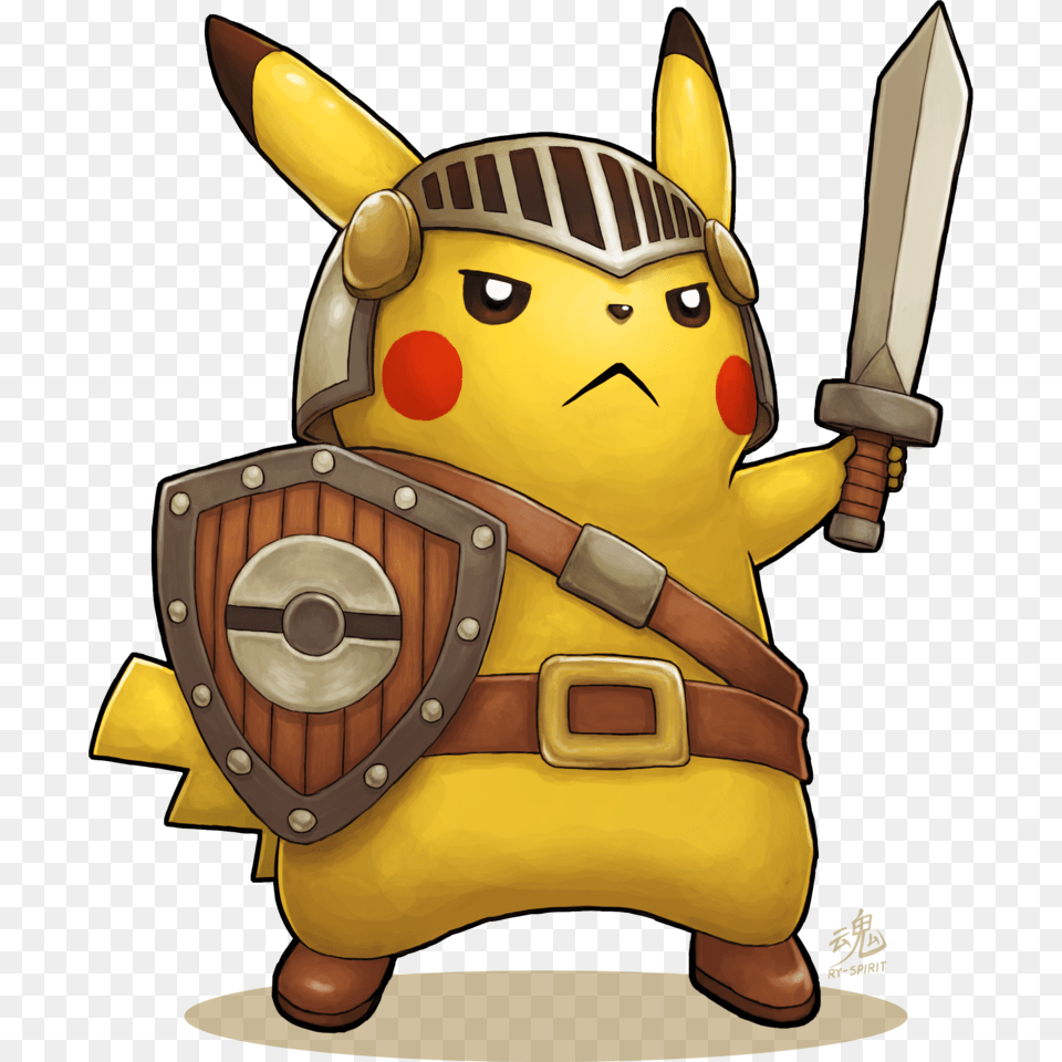 Pikachu Clipart Fictional Character Pikachu With A Sword, Baby, Person, Blade, Dagger Png