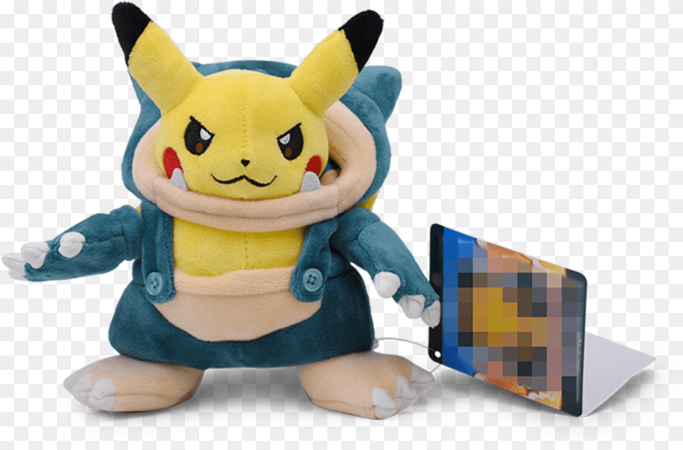 Pikachu Cosplay Snorlax Plush Stuffed Toy Free Transparent Png