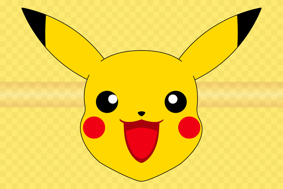 Pikachu Cut Out Face Mask Pikachu Face Cut Out, Head, Person, Animal, Fish Png