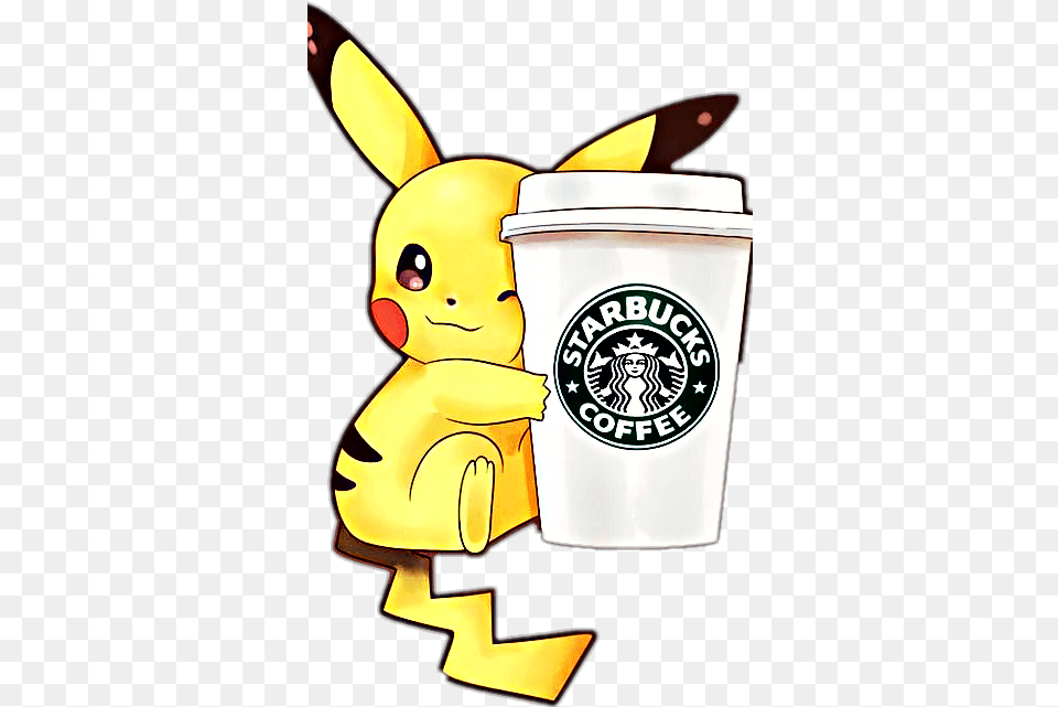 Pikachu Cute Kawaii Pokemon Yellow Tierno Imgenes De Pikachu, Cup, Disposable Cup Png Image
