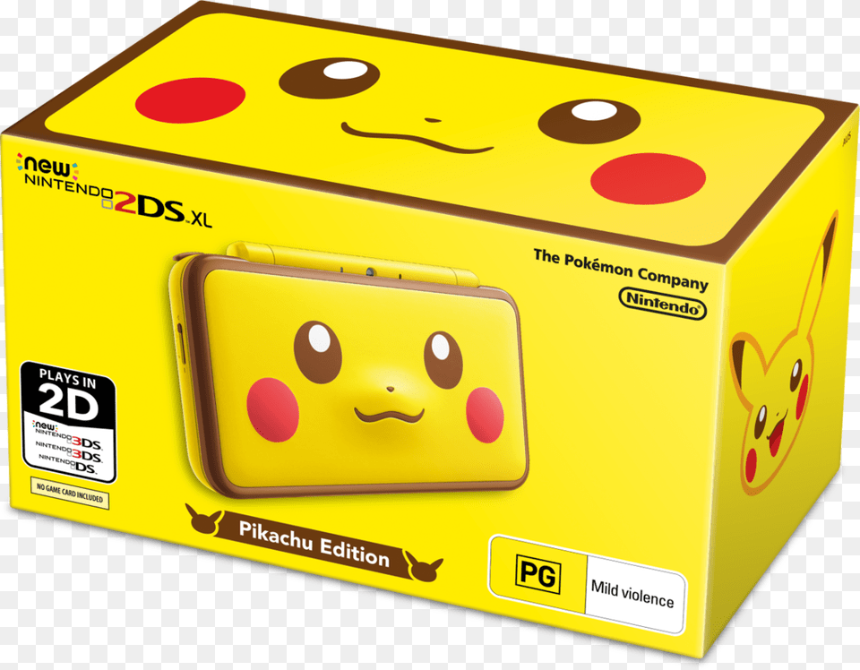 Pikachu Edition New Nintendo 2ds Xl To Be Released New Nintendo 2ds Xl Pikachu Edition, Box, Electronics, Mobile Phone, Phone Free Png Download