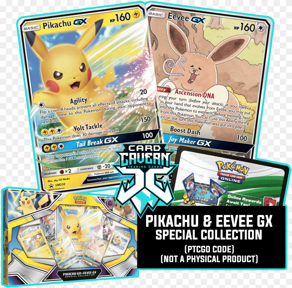 Pikachu Gx Eevee Gx, Advertisement, Poster, Book, Comics Free Png