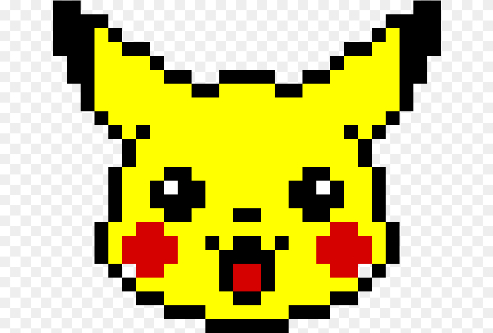 Pikachu Head Pixel Art, First Aid Free Png