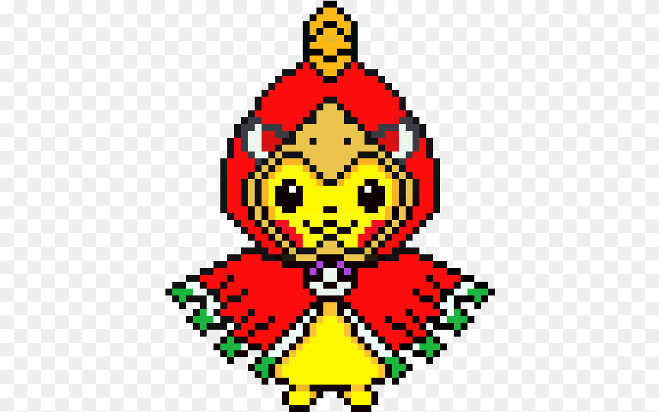 Pikachu Ho Oh Perler, Pattern, Qr Code Png