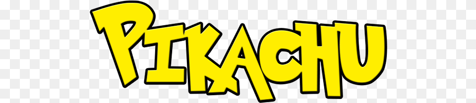 Pikachu Logo Pikachu Logo, Text Png Image
