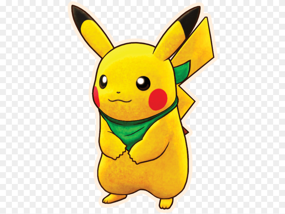 Pikachu Mystery Dungeon Dx Pikachu, Plush, Toy Free Transparent Png