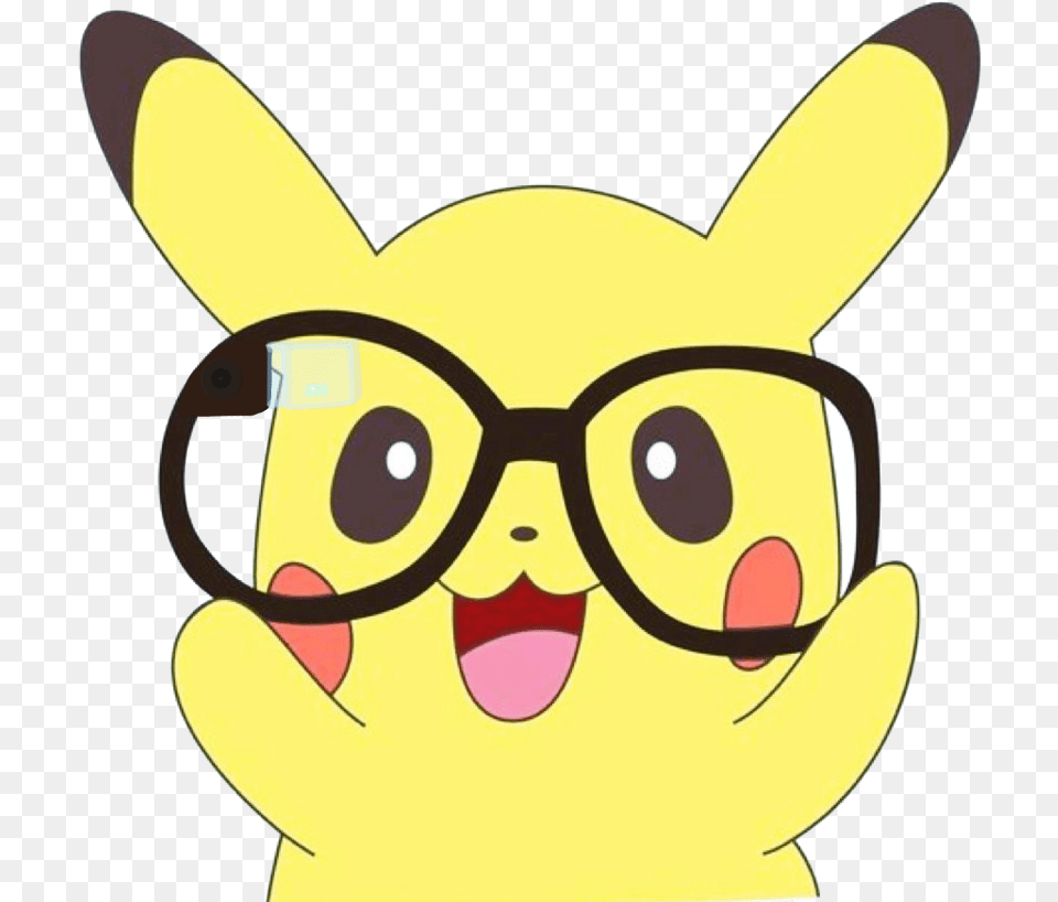 Pikachu Nerd, Accessories, Glasses, Animal, Fish Free Png