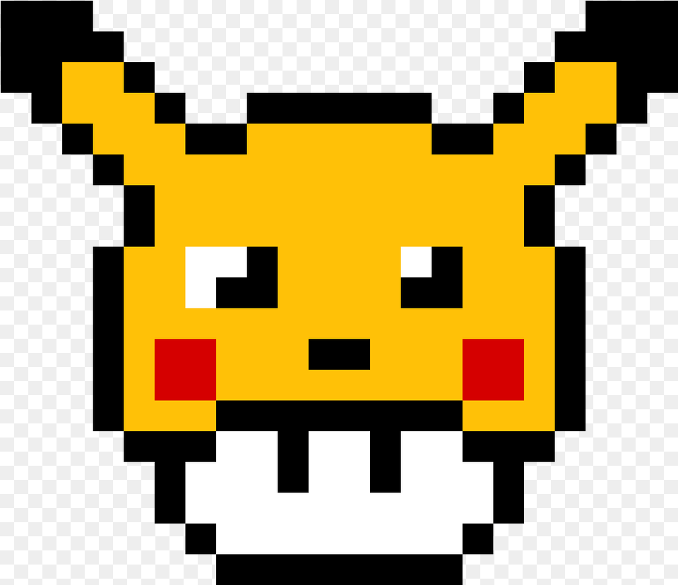 Pikachu Pixel Art Pokmon Drawing Minecraft Pixel Art Champignon Mario, First Aid Free Png Download