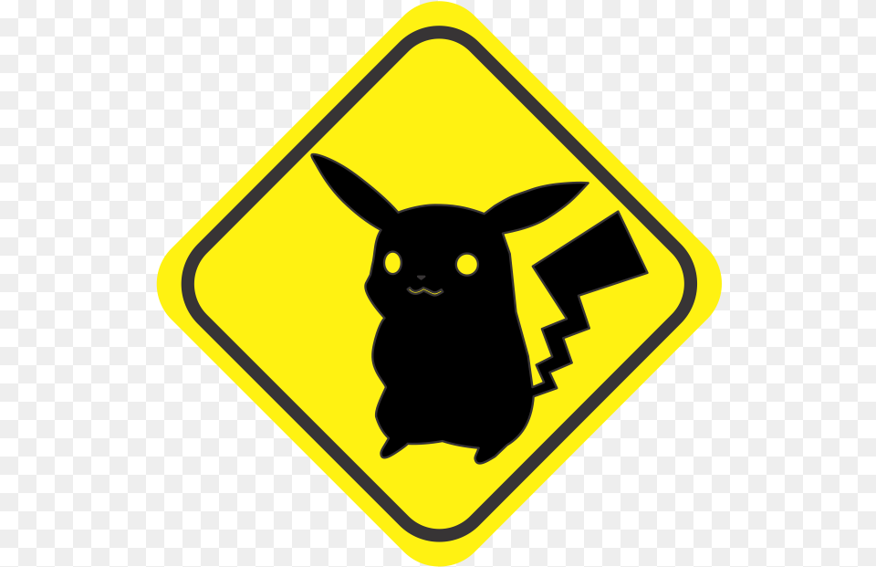 Pikachu Placa Road Sign For School, Symbol, Road Sign, Blackboard Free Png