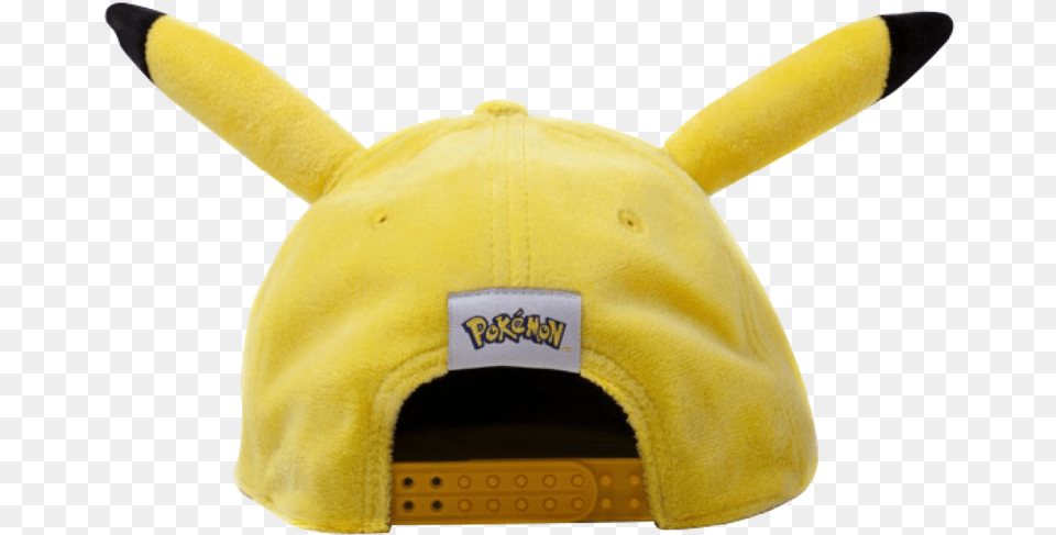 Pikachu Plush Snapback Baseball Cap, Hat, Baseball Cap, Clothing, Toy Png