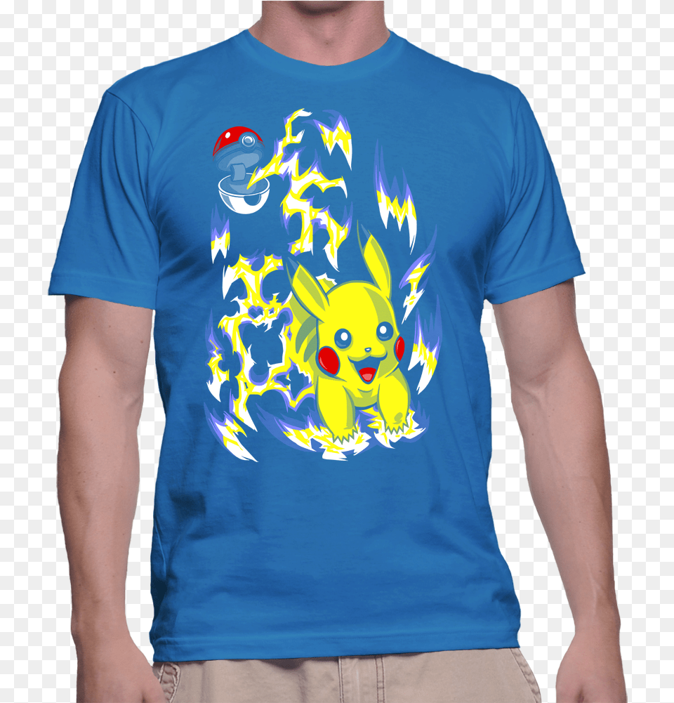 Pikachu Pokeball T Shirt, Clothing, T-shirt, Adult, Male Free Transparent Png