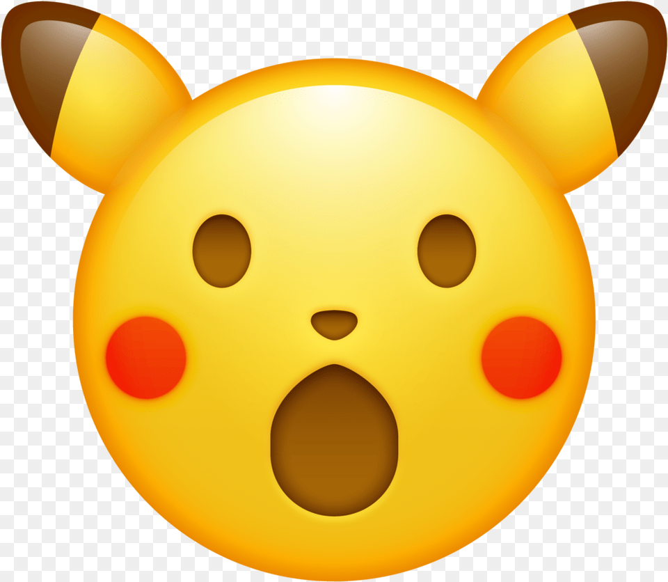 Pikachu Surprised Face Emoji, Sphere, Astronomy, Moon, Nature Png Image
