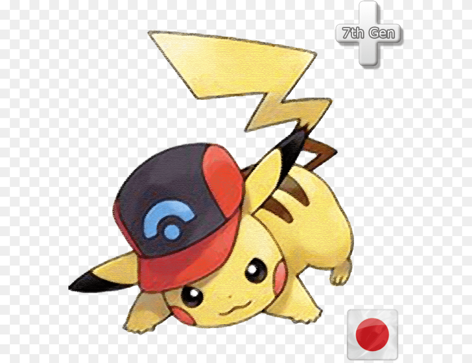 Pikachu With Ash S Pokemon Pikachu Wearing Ash39s Hat Free Transparent Png