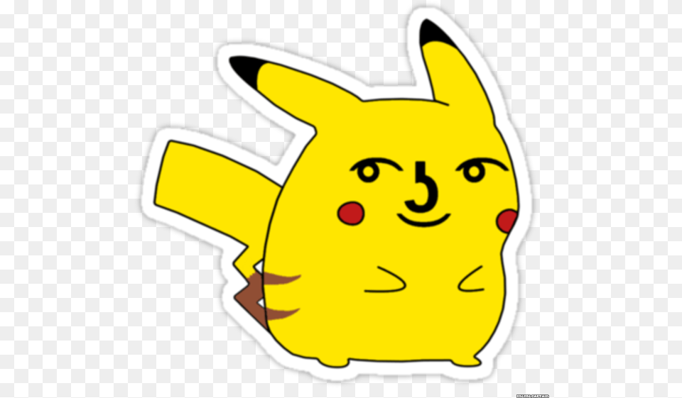 Pikachu With Lenny Face, Baby, Person, Head, Food Png Image