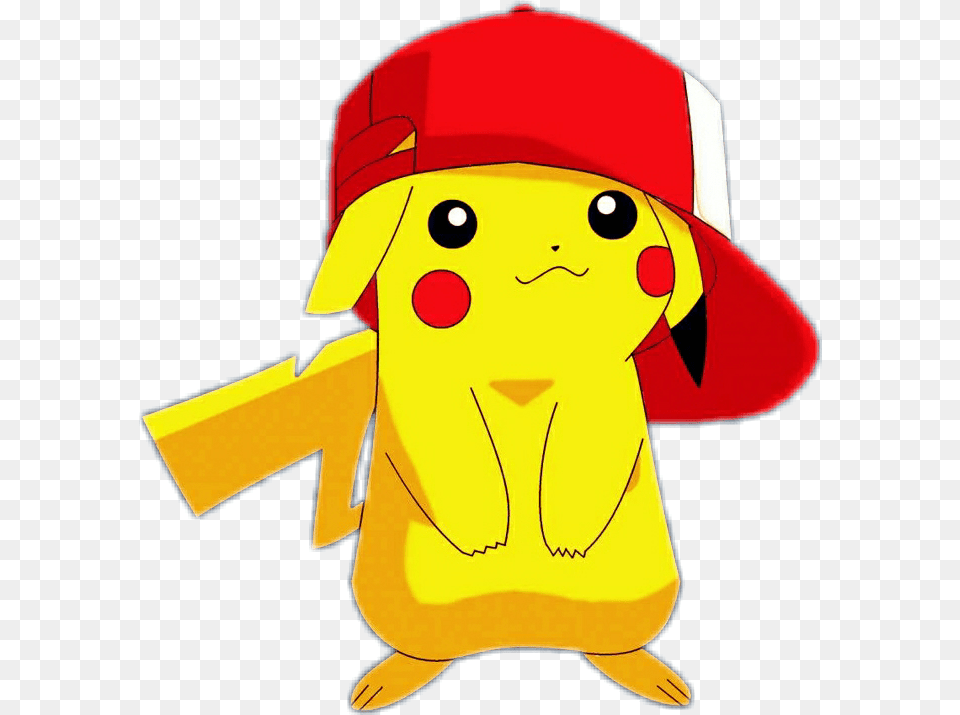 Pikachu With Red Hat, Clothing, Baby, Person Free Png Download