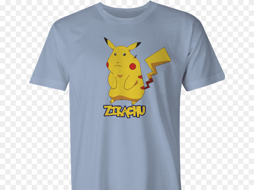 Pikachu Zika Zikachu Pokemon Men S T Shirt Active Shirt, Clothing, T-shirt Free Png