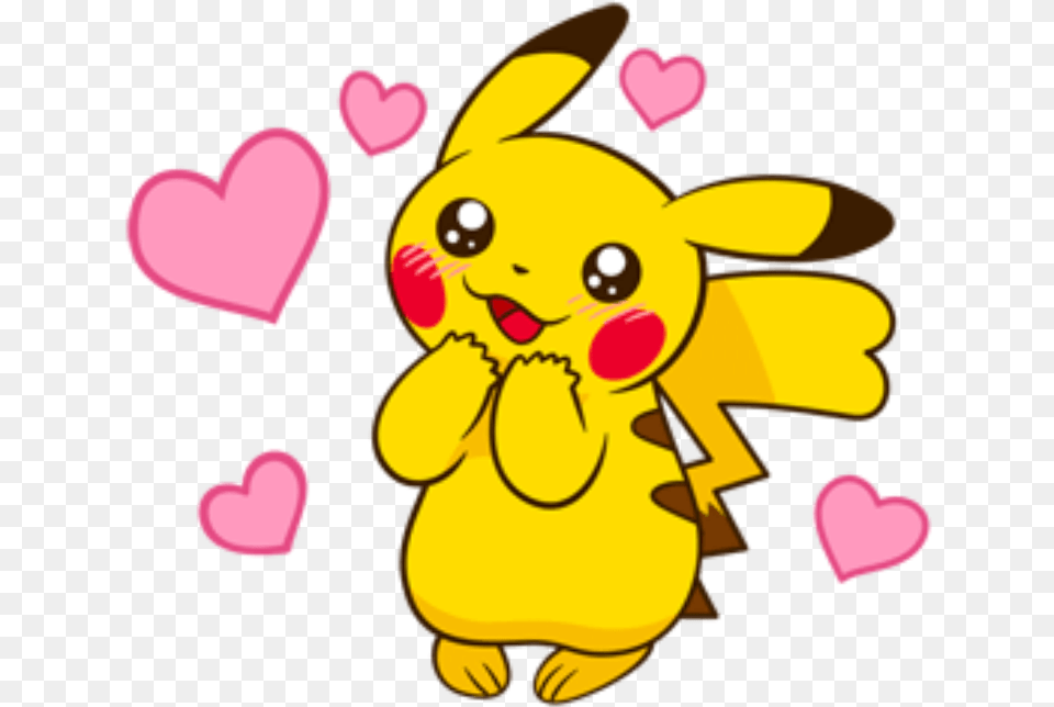 Pikachucute Sticker By Sudeg Transparent Pikachu Love Gif, Baby, Person Png