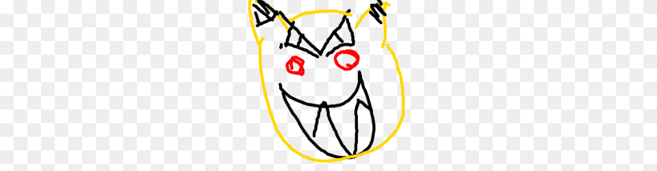 Pikachus Creepy Smile Drawing, Animal, Cat, Mammal, Pet Free Transparent Png